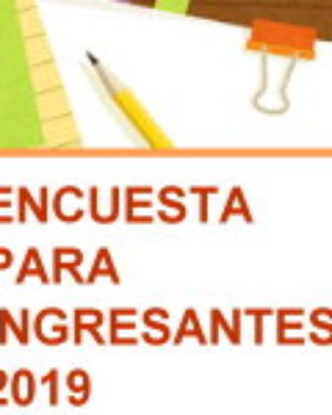 ENCUESTA para INGRESANTES 2019