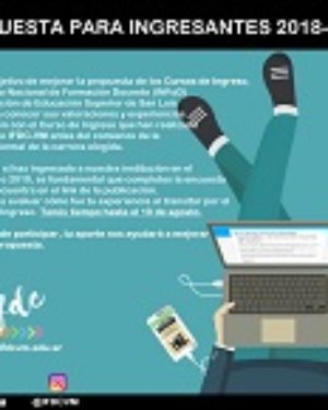 Encuesta para alumnos ingresantes al IFDC VM años 2018-2019