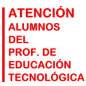 AVISO: ALUMNOS DEL PROFESORADO DE EDUC. TECNOLÓGICA (Res. N°214-ME-2014)