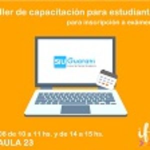 Taller de capacitación para estudiantes