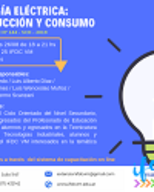 CAPACITACIÓN: Energía eléctrica: Producción y consumo