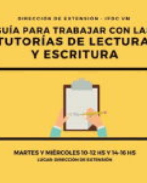 Información importante: Guía para trabajar con las tutorías de lectura y escritura.