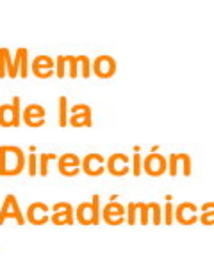Memorándum académico N°3 – Modificación de las fechas de inscripción