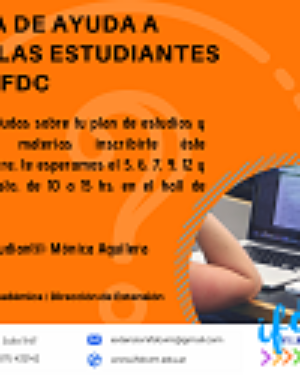 Mesa de ayuda a los/las estudiantes del IFDC V. Mercedes
