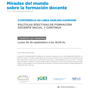 Linda Darling Hammond – Miradas del Mundo sobre la Formación Docente