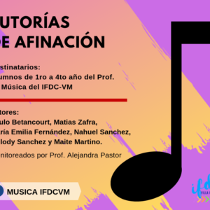 PROFESORADO DE MÚSICA – > Tutoría de afinación