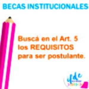 Becas institucionales