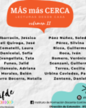 MÁS más CERCA, lecturas desde casa Vol 2