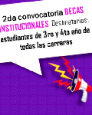 2da. Convocatoria para Becas Institucionales