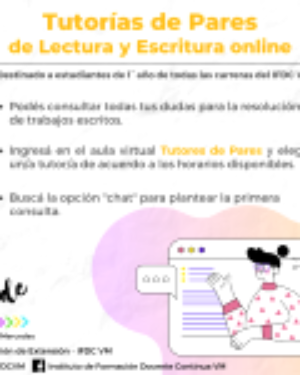 Tutorías de Pares de Lectura y Escritura online