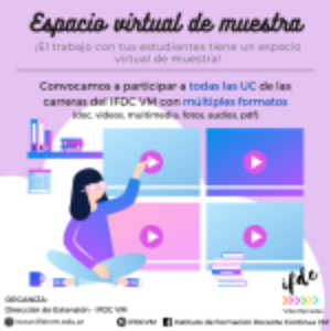 Espacio virtual de muestra.