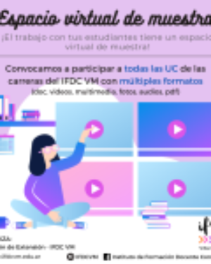 Espacio virtual de muestra.