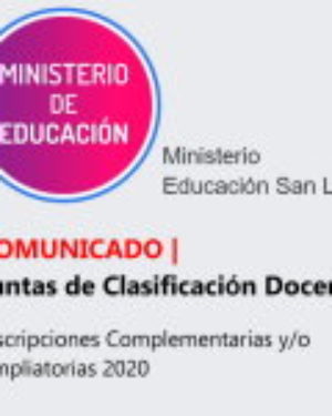 Comunicado: Juntas de Clasificación Docente
