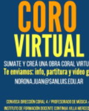 ¡Sumate al coro virtual!