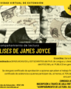 Actividad virtual de extensión Acompañamiento de lectura: Ulises de James Joyce