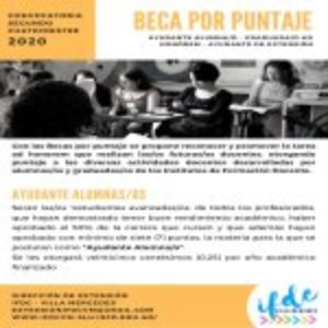 Becas por puntaje