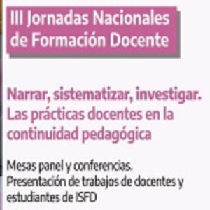 III Jornadas Nacionales de Formación Docente