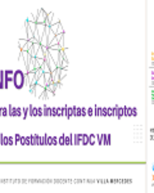 Postítulos. Información importante