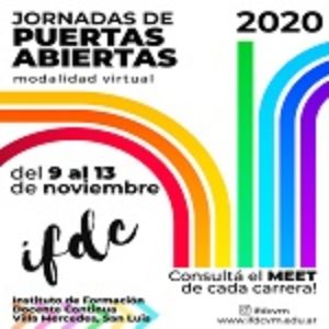 Jornadas de Puertas Abiertas 2020 – Modalidad virtual