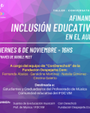 Taller – Conversatorio: Afinando inclusión educativa en el aula