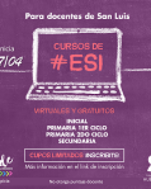 Destinado a docentes: Cursos de ESI