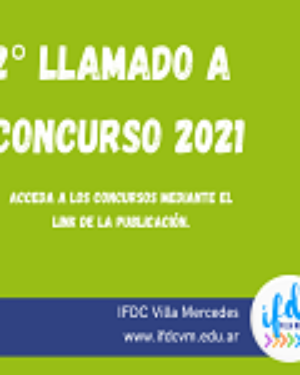 2° llamado a concurso 2021