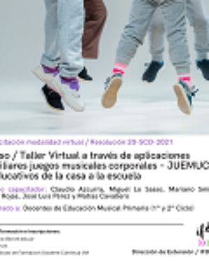 Curso / Taller Virtual a través de aplicaciones familiares juegos musicales corporales…