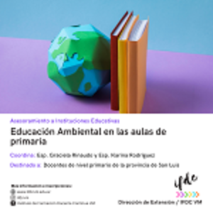 Asesoramiento a Instituciones Educativas: «Educación Ambiental en las aulas de primaria»