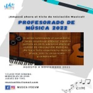 Curso de Iniciación Musical – Profesorado de Música