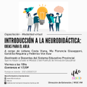 Capacitación: «INTRODUCCIÓN A LA NEURODIDÁCTICA: ideas para el aula»