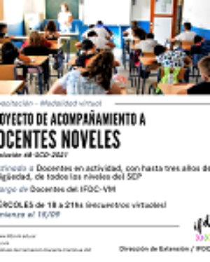 Capacitación: «Proyecto de Acompañamiento a Docentes Noveles»