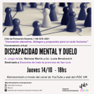 Conversatorio «Discapacidad mental y duelo»