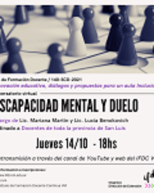 Conversatorio «Discapacidad mental y duelo»