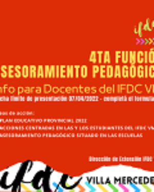 4ta. Función: Asesoramiento pedagógico