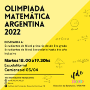 Olimpiada Matemática Argentina 2022