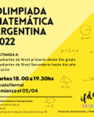 Olimpiada Matemática Argentina 2022