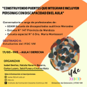 Información para estudiantes del IFDCVM