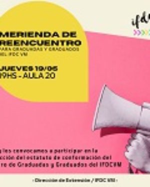 Merienda de reencuentro para graduadas y graduados del IFDC VM