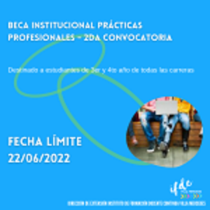 Beca Institucional Prácticas Profesionales