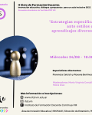 Conversatorio «Estrategias específicas ante estilos de aprendizajes diversos».