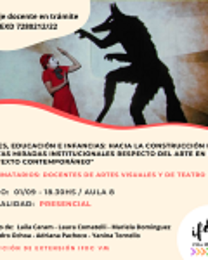 Capacitación: «Artes, educación e infancias: hacia la construcción de nuevas miradas institucionales respecto del Arte en el contexto contemporáneo».