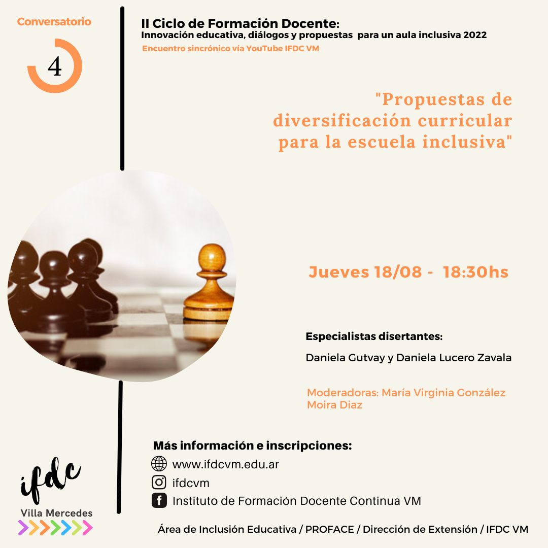 Propuestas De Diversificación Curricular Para La Escuela Inclusiva Ifdc Villa Mercedes San 1740