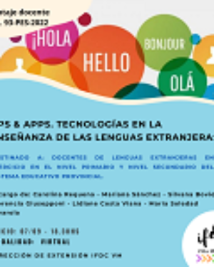 Capacitación: Ups& Apps. Tecnologías en la Enseñanza de las Lenguas Extranjeras.