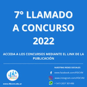 7° llamado a concurso 2022