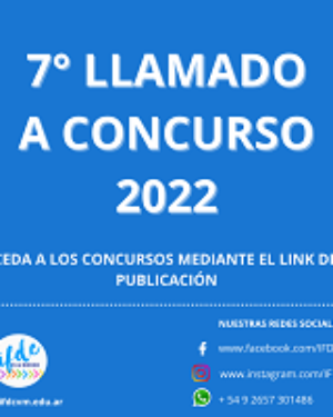 7° llamado a concurso 2022