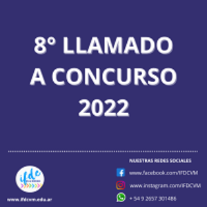 8° llamado a concurso 2022