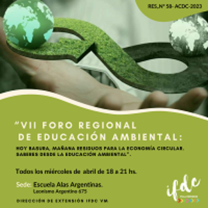 VII Foro Regional de Educación Ambiental.