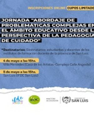 Jornada «Abordaje de problemáticas complejas en el ámbito educativo…»