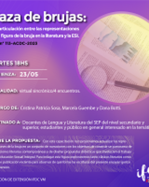Capacitación: Caza de brujas: una articulación entre las…