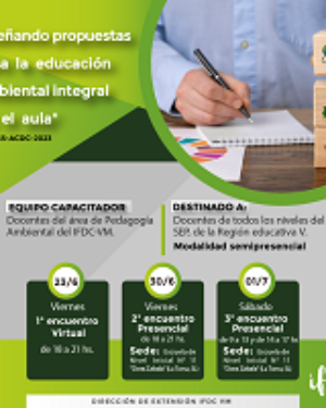 Capacitación: <strong>«Diseñando propuestas para la Educación Ambiental Integral en el aula»</strong>